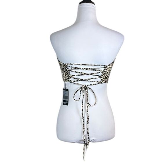 Relleciga Leopard Bikini Top, Size XL, NWT - Picture 2 of 6